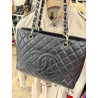CABAS CHANEL CUIR NOIR