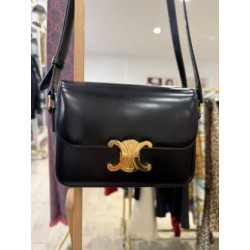 SAC TRIOMPHE CUIR NOIR CELINE