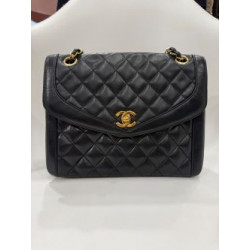 SAC TIMELESS CHANEL CUIR NOIR
