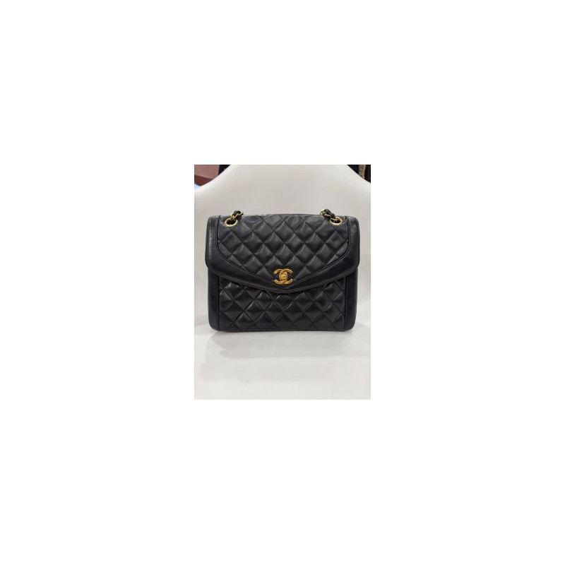 SAC TIMELESS CHANEL CUIR NOIR